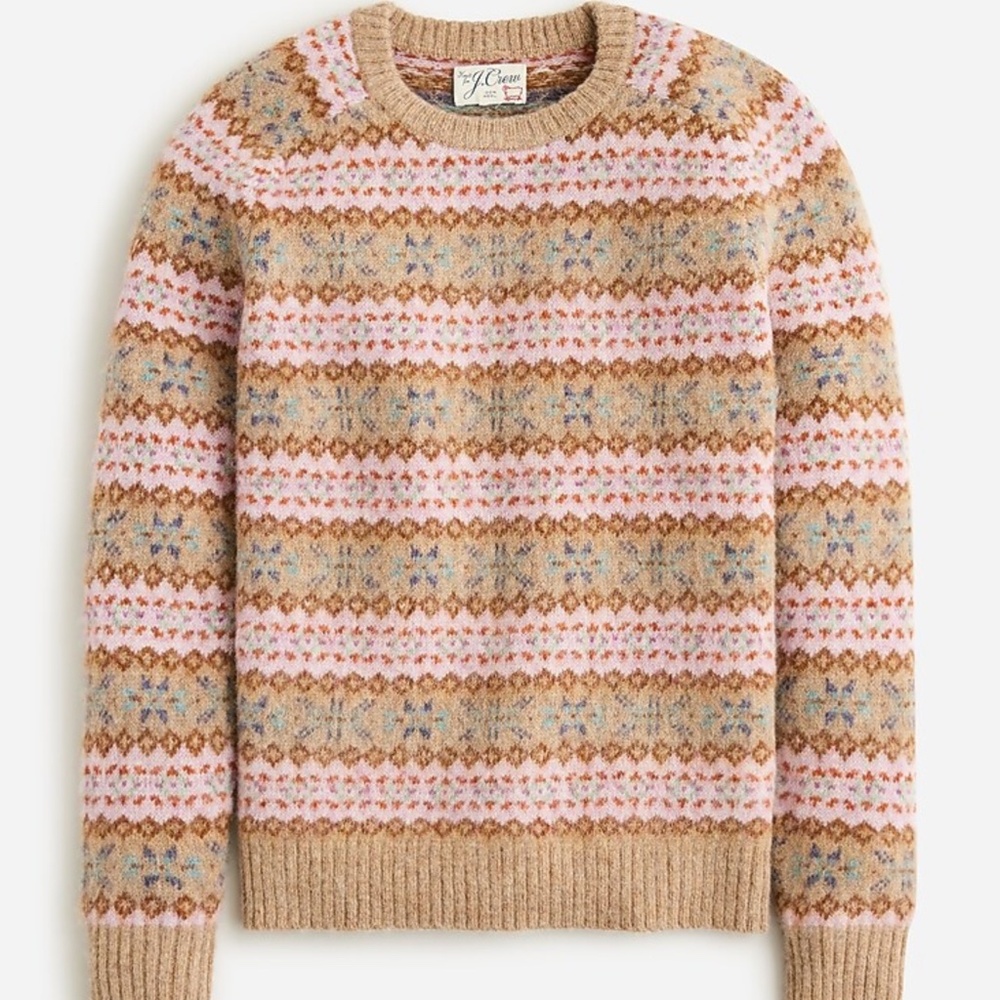 J. Crew Fair Isle Sweater - Men's Size Large - NWOT